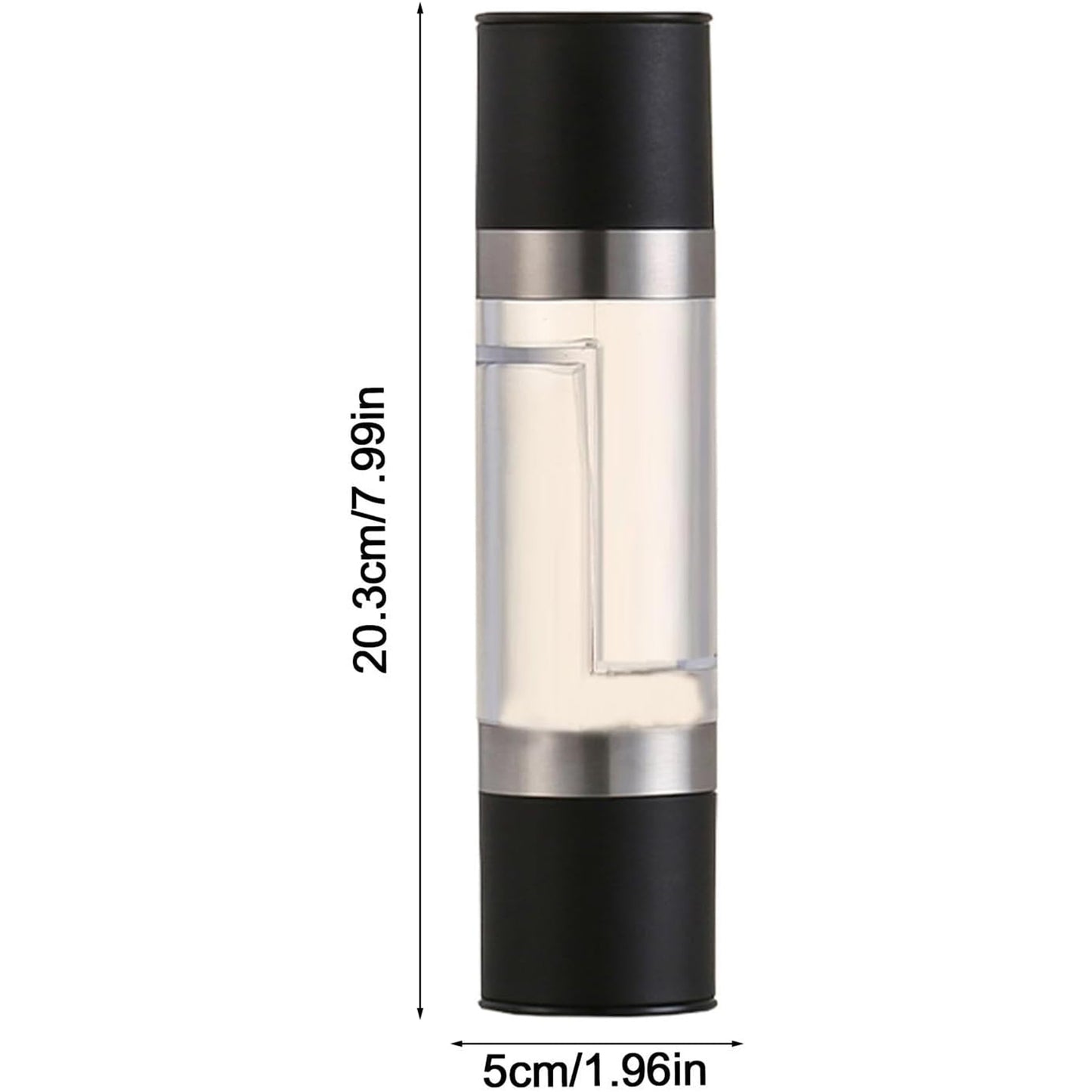 2-in-1 Stainless Steel Salt and Pepper Grinder with Adjustable Coarseness - Happy Price - Image 6