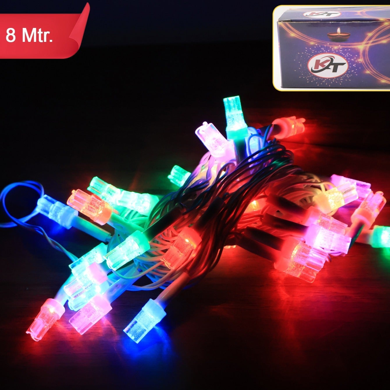 Multi-color Led Decorative String Fairy Lights (8 Meter) - Happy Price - Image 1