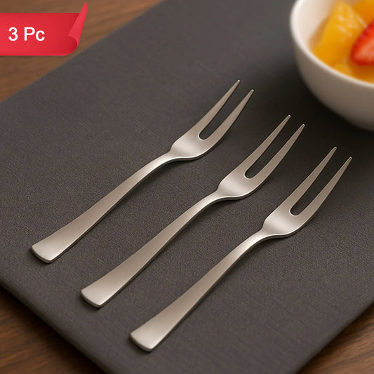 Mini Dessert Fruit Forks - Set of 3 - Happy Price - Image 1