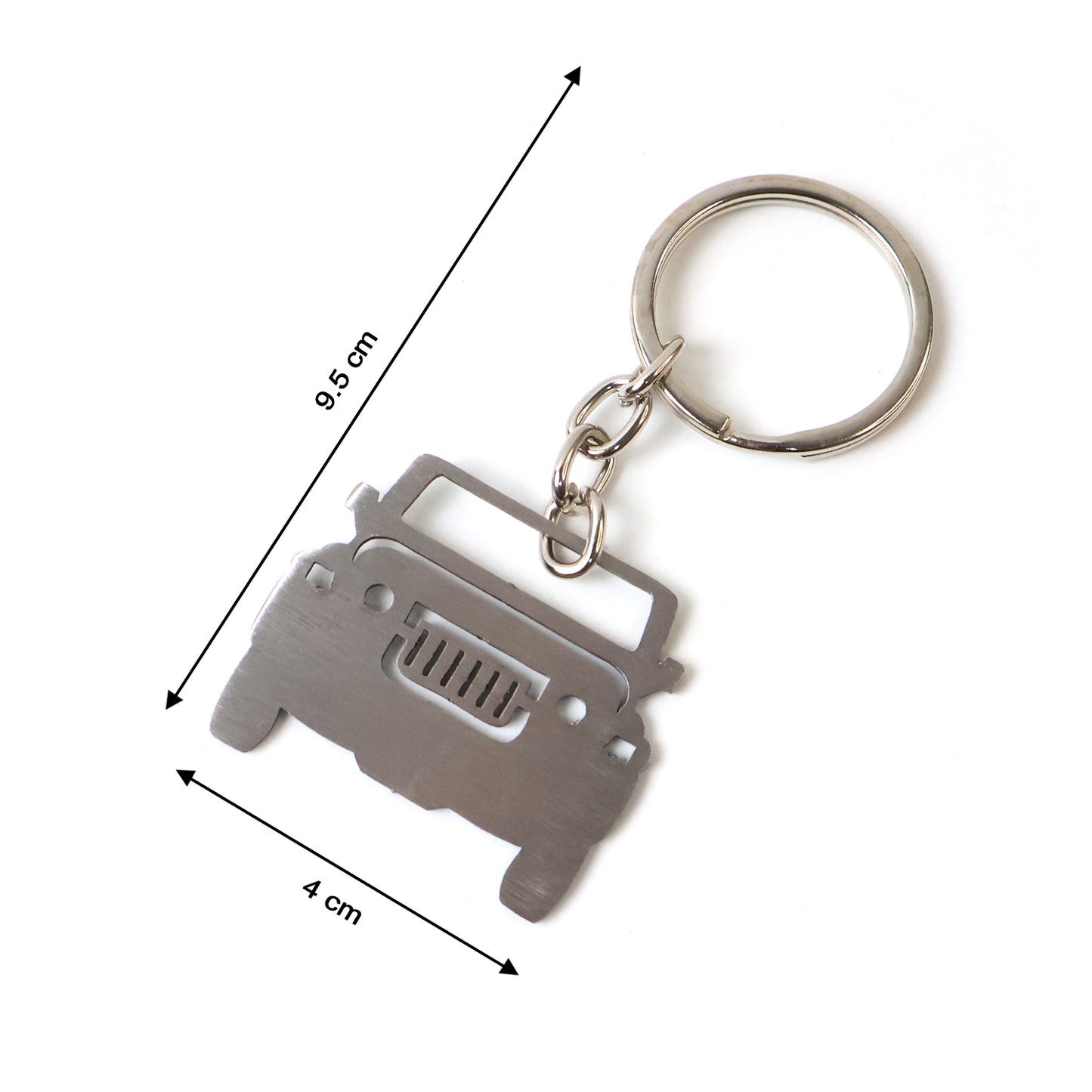 Stylish Metal Jeep Shape Keychain (1 Pc) - Happy Price - Image 3
