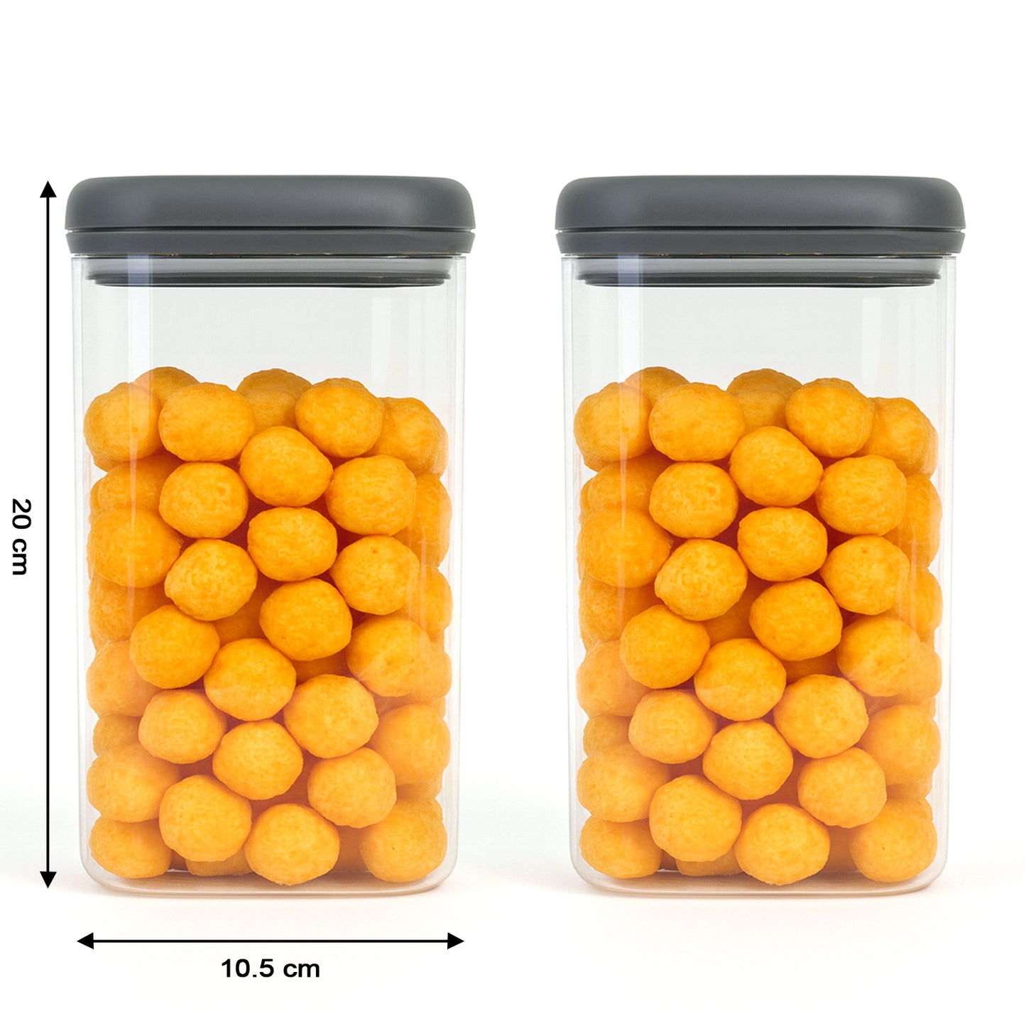 Supermom Airtight Kitchen Storage Containers  (2 Pc Set  1500 Ml) - Happy Price - Image 3