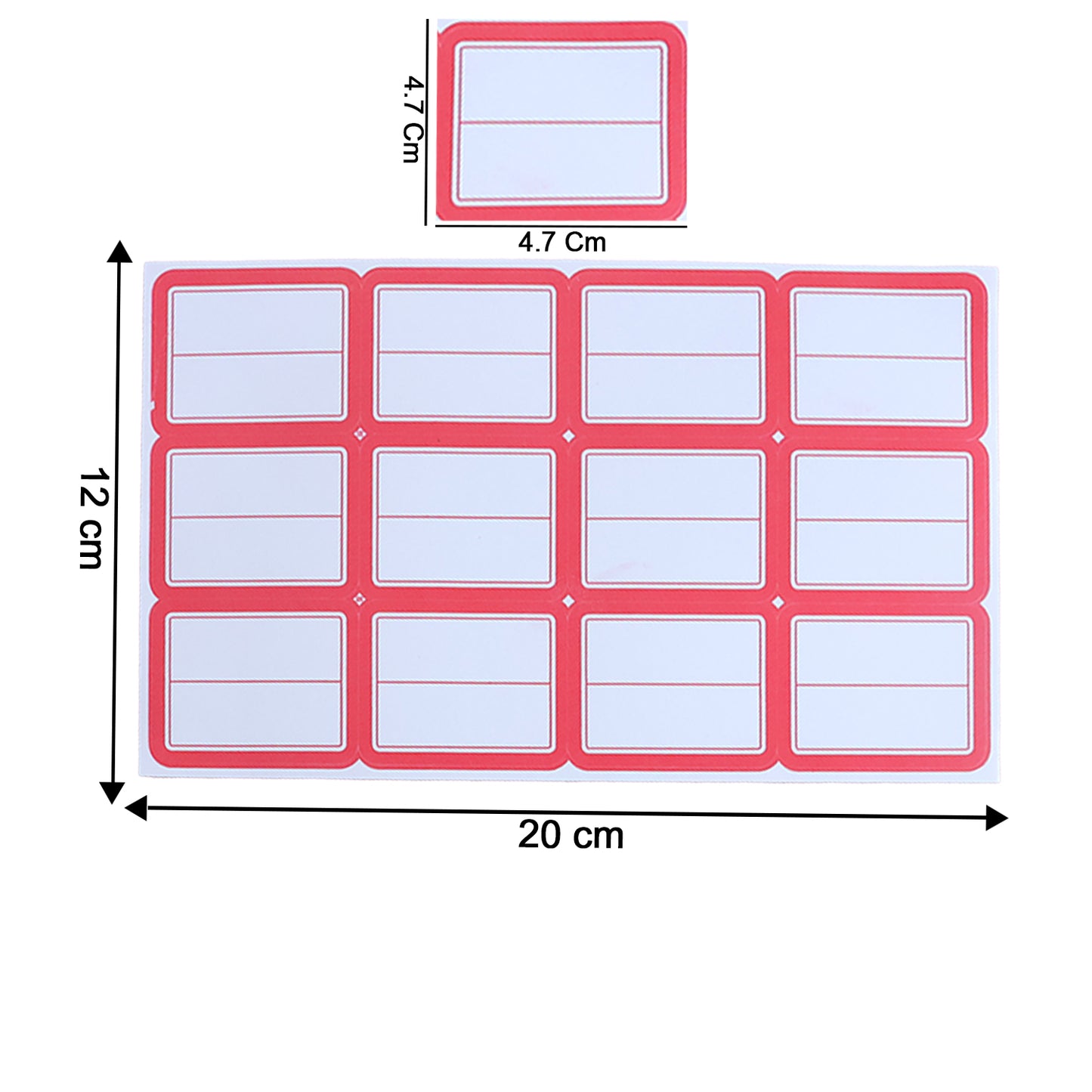 Writable Label Stickers - 50 Sheets for Easy Organization - Happy Price - Image 3
