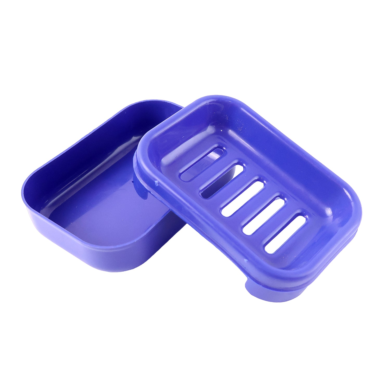 Premium Quality Rectangular Blue Plastic Soap Case (1 Pc) - Happy Price - Image 4
