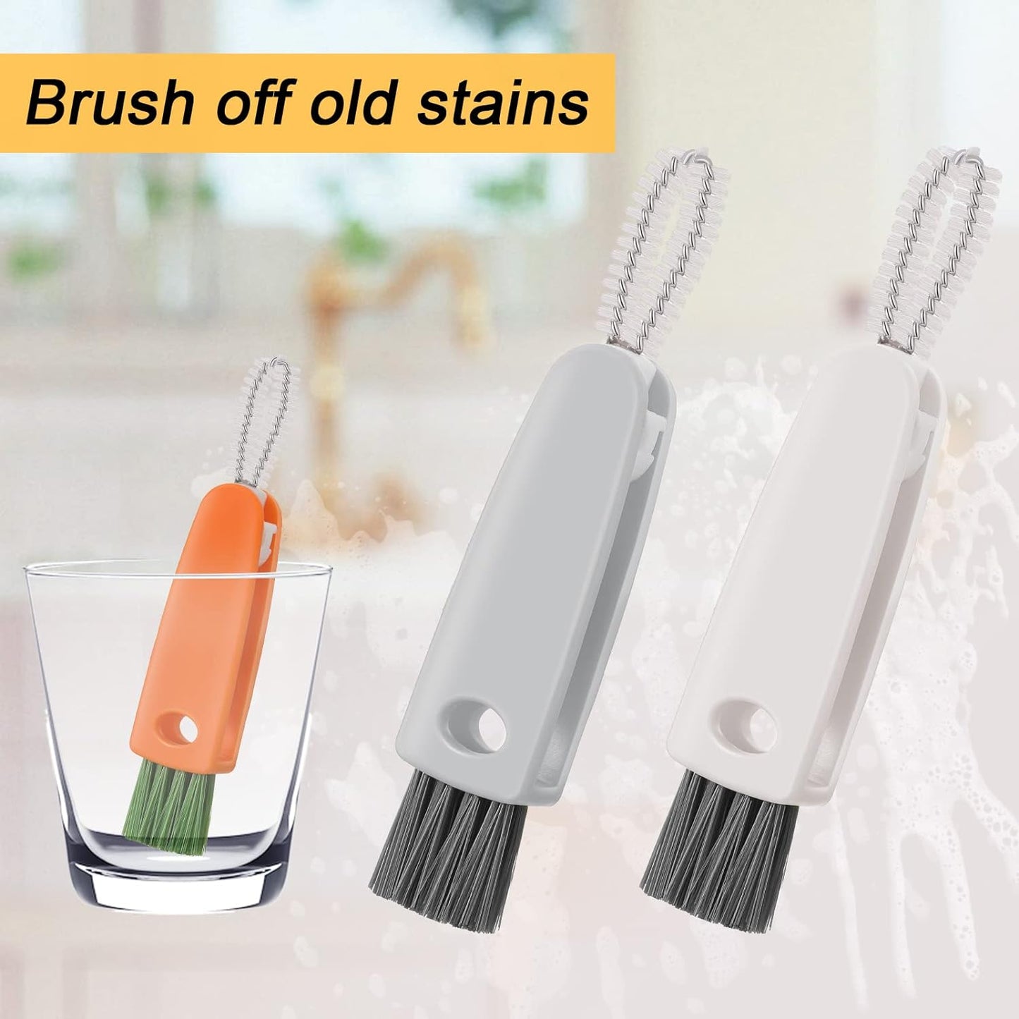 3-in-1 Multifunctional Cleaning Brush for Bottles & Lids (1 Pc) - Happy Price - Image 5
