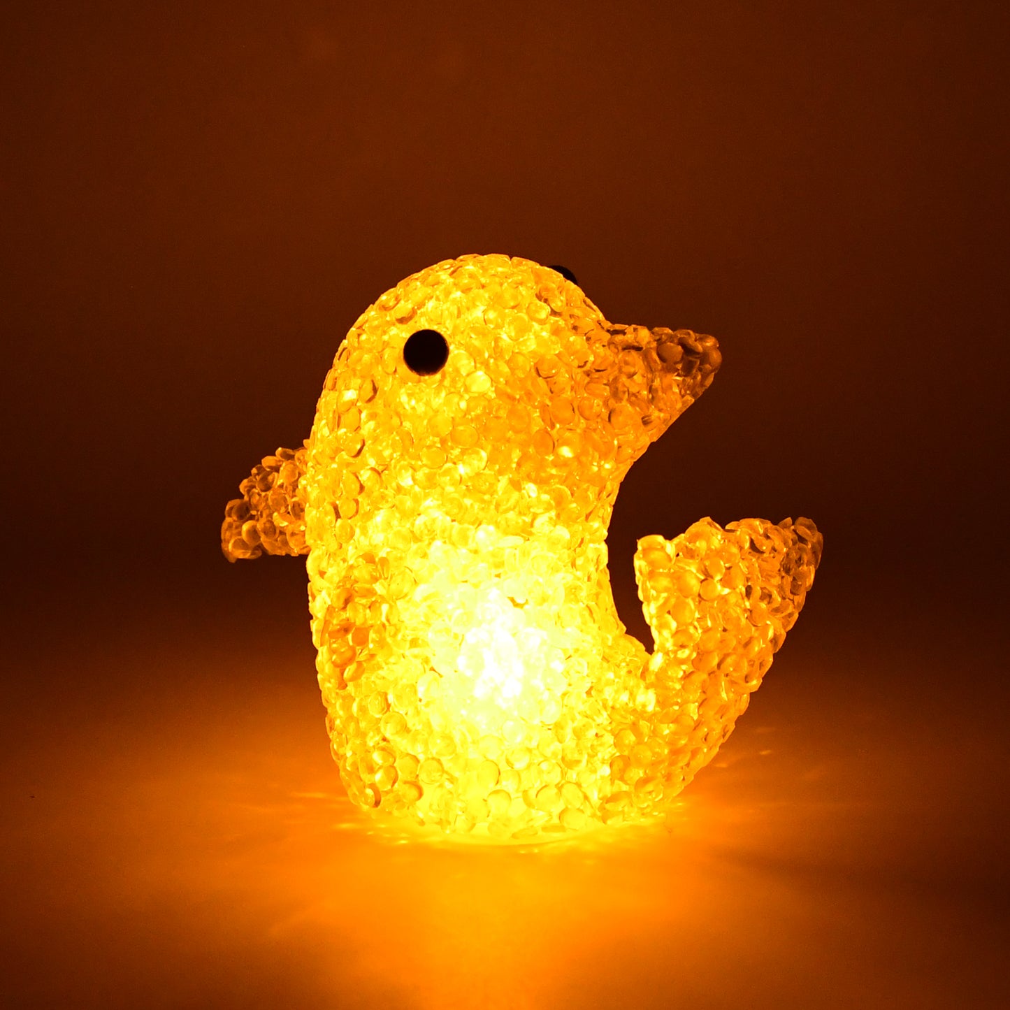 Dolphin Shape Crystal Led Night Light Lamp  Cute Glowing Animal Decorative Light (1 Pc) - Happy Price - Image 2