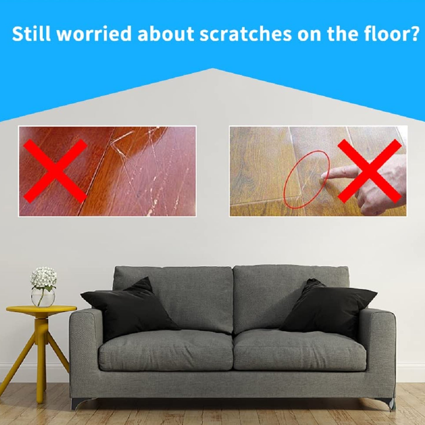 Furniture Pad Square Felt Pads Floor Protector Pad For Home  All Furniture Use - Happy Price - Image 6