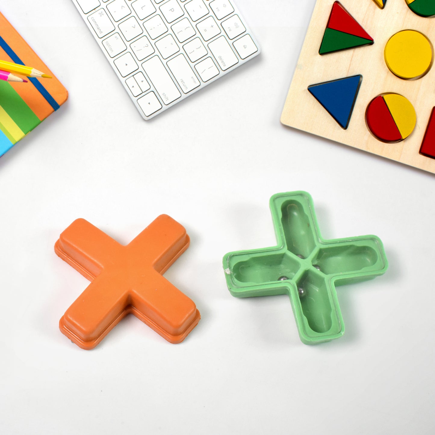 Magic Toys Magic Cross Magic Tricks Puzzle (1 Pc  Mix Color  Design) - Happy Price - Image 3