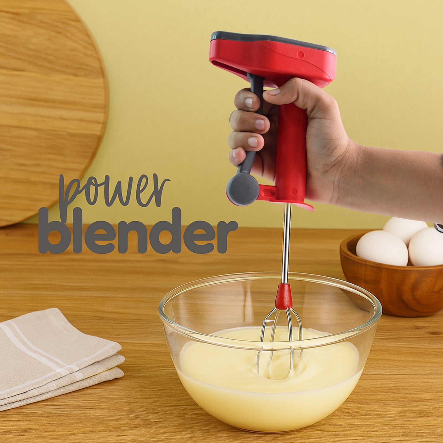 Supermom Handheld Power Blender with Stainless Steel Whisk for Beating, Liquidizing & Churning - Happy Price - Image 6