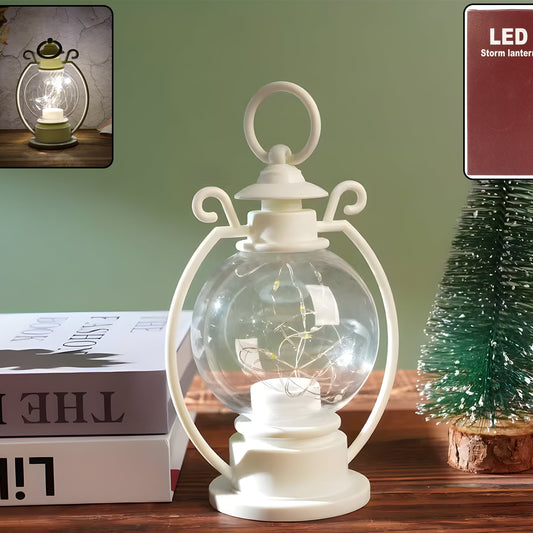Battery Operated LED Lantern Lamp - Warm White Decorative Light - Happy Price - Image 1