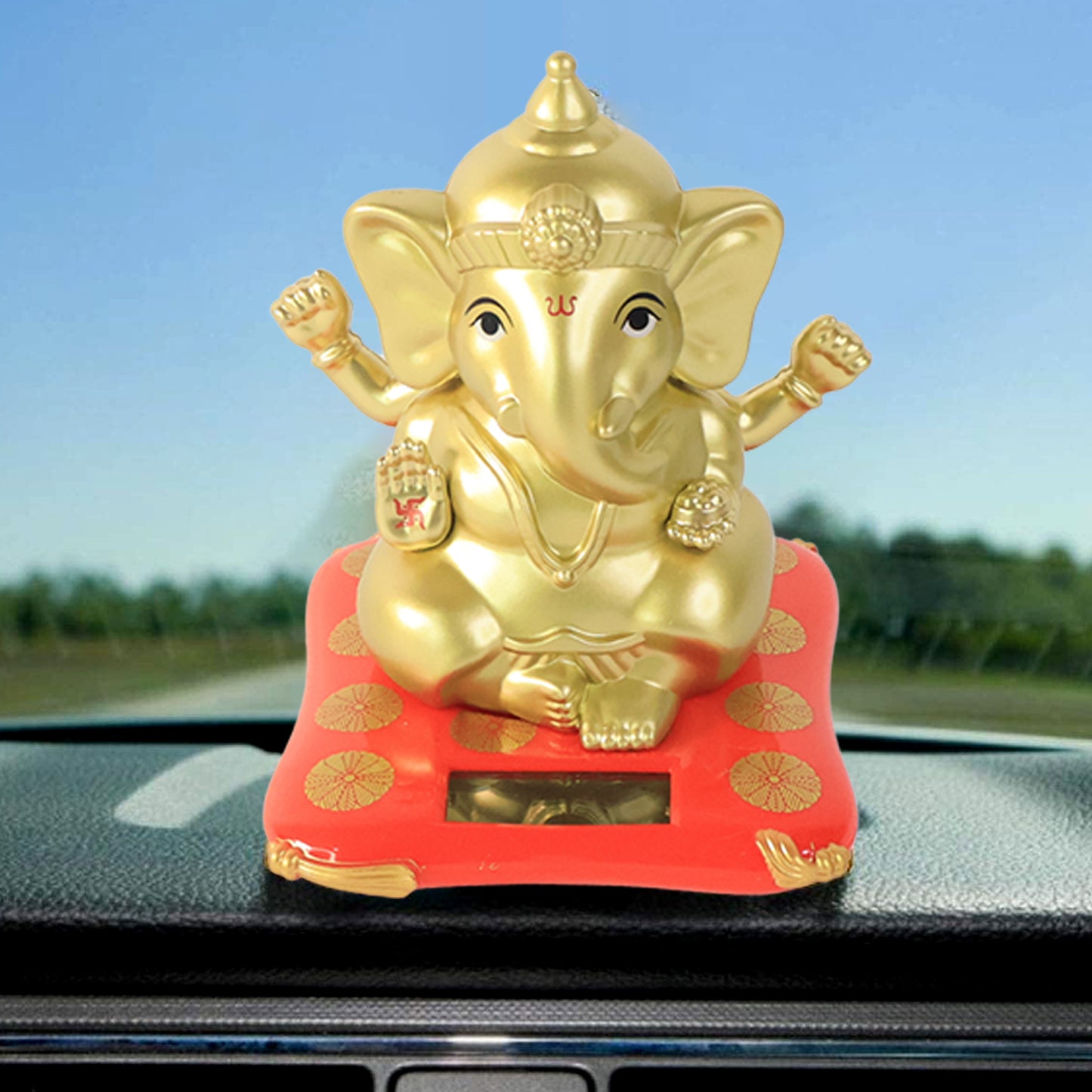 Large Lord Ganesha Idol with Solar Base - 1 Pc - Happy Price - Image 5