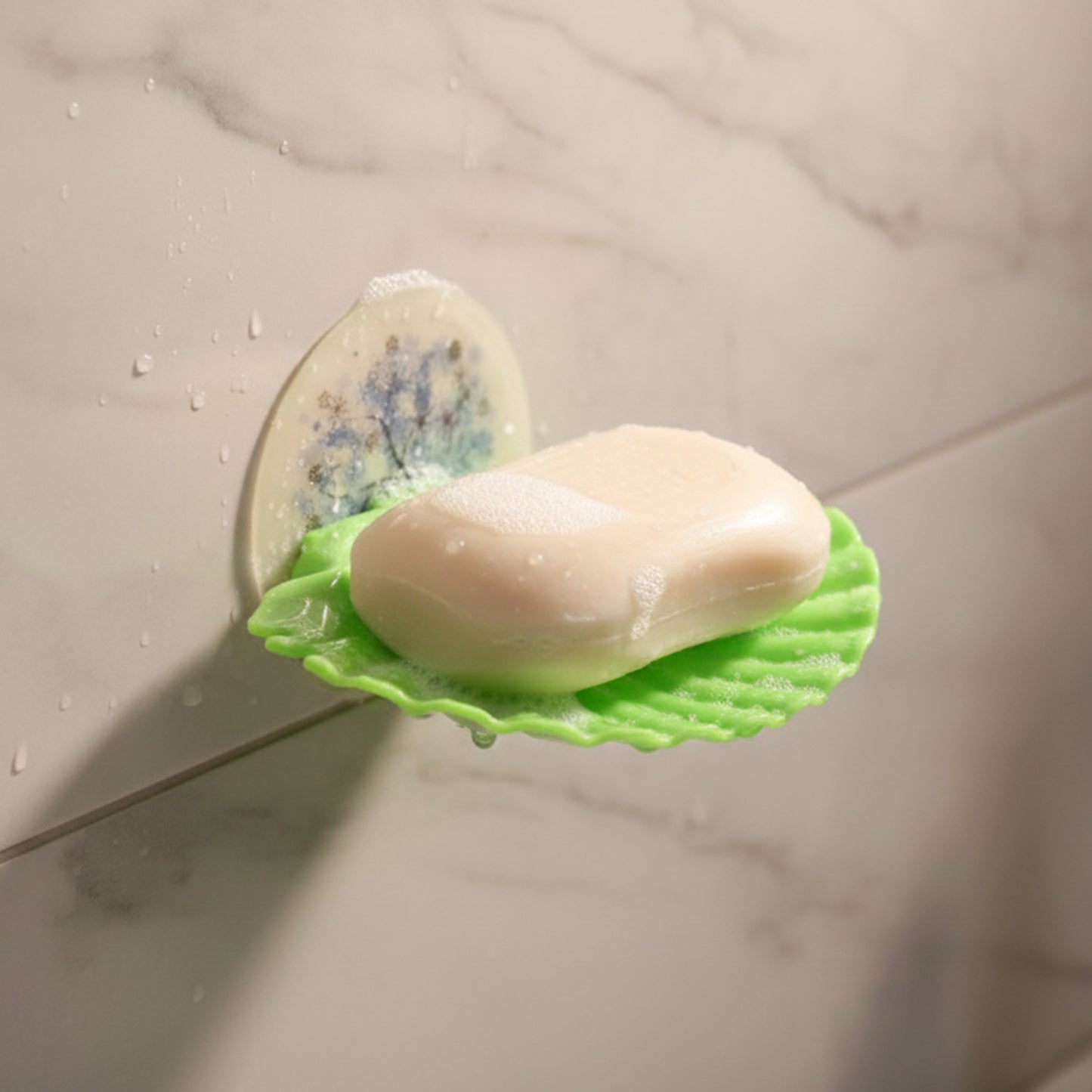 Self-Adhesive Wall Soap Holder Tray with Drainage - 1 Pc - Happy Price - Image 3