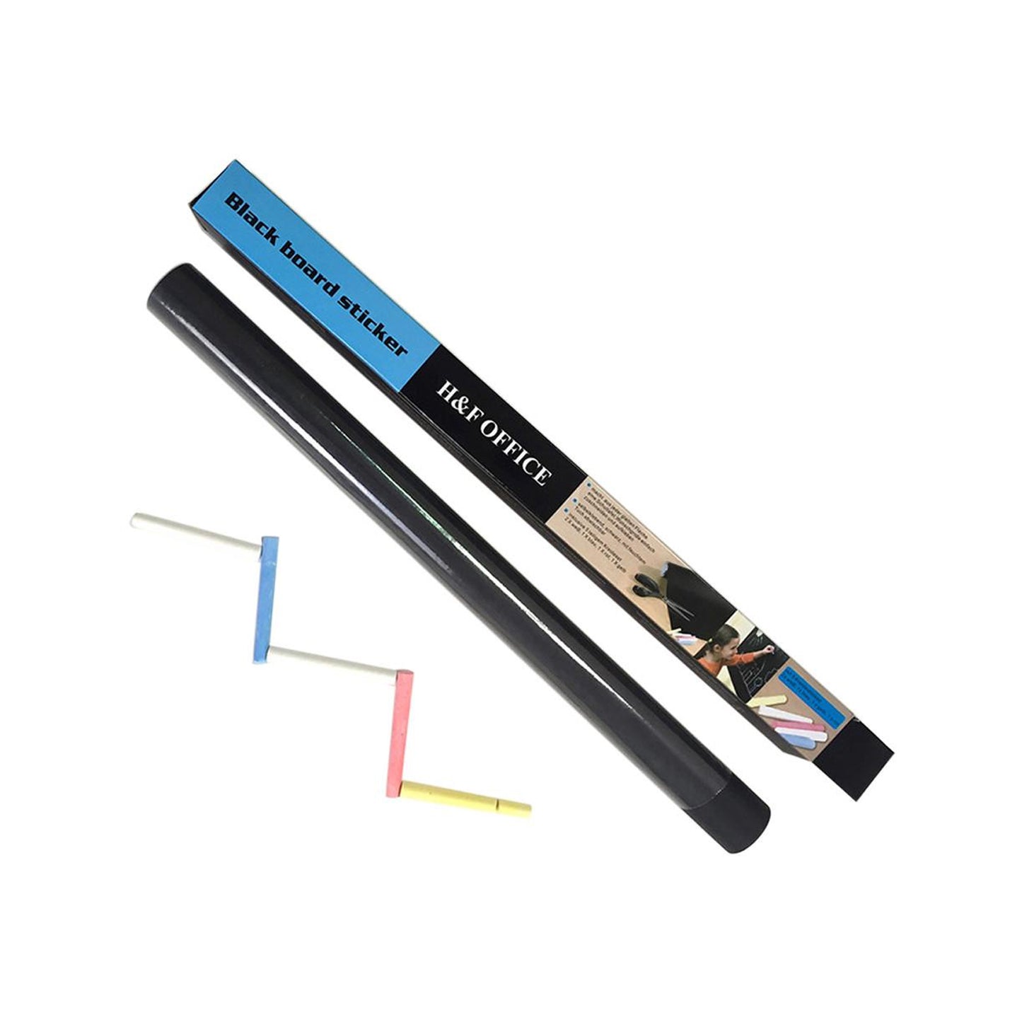 Blackboard Erasable Wall Sticker Chalkboard Sticker Removable Blackboard Wall Stickers Mural For Kids Room - Happy Price - Image 2