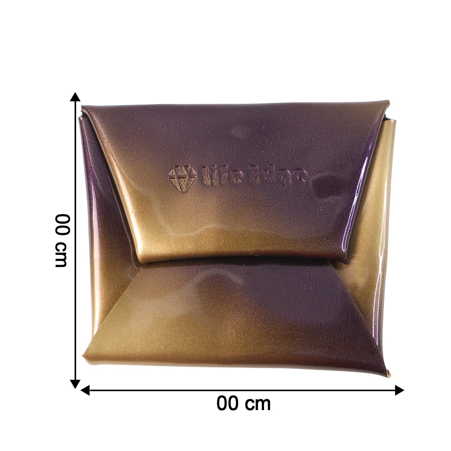 PU Leather Foldable Coin Pouch - Snap Closure Mini Wallet for Cash & Small Items (1 Pc, Assorted Color) - Happy Price - Image 3