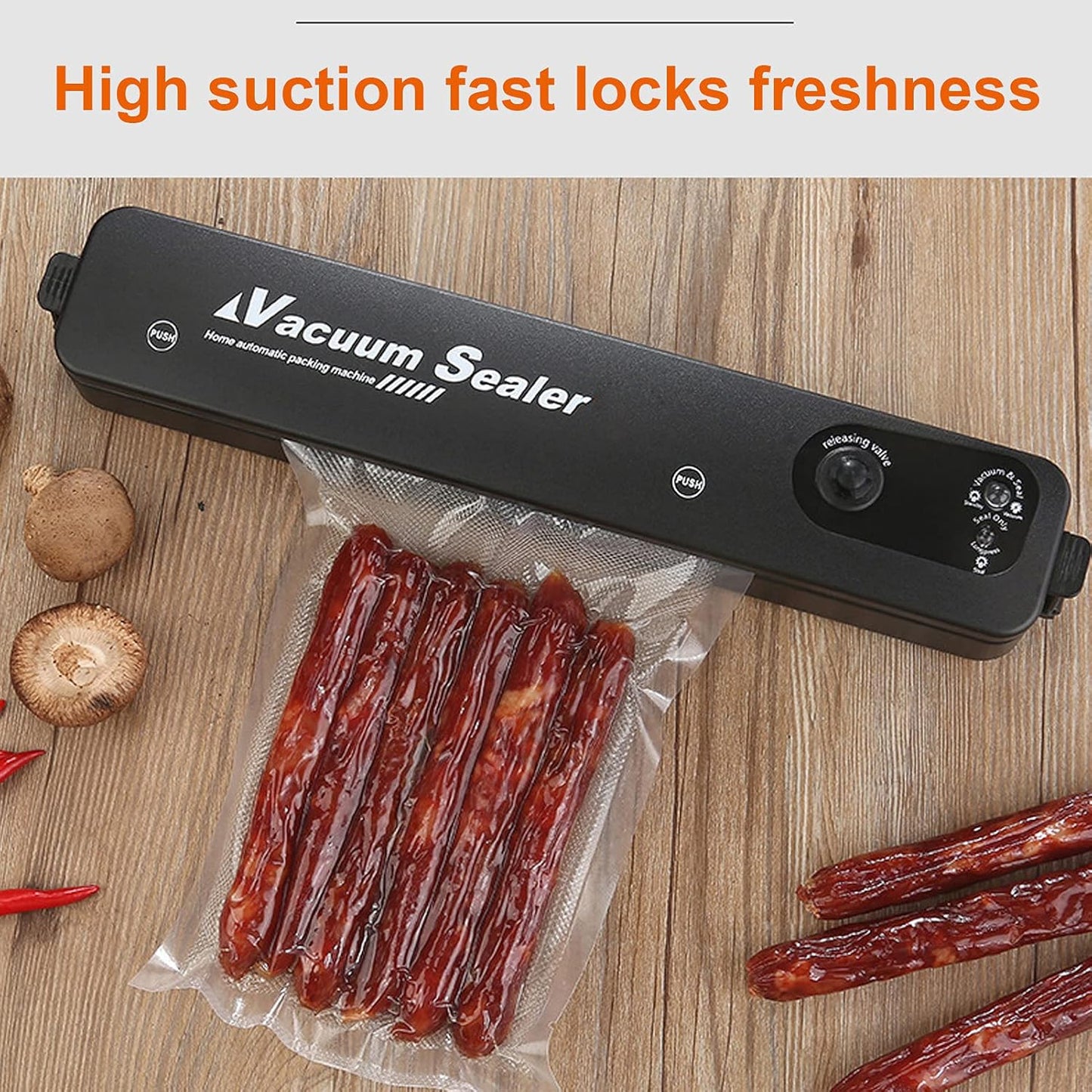 Vacuum Sealer Machine With 10 Pcs Bag (1 Set) - Happy Price - Image 5