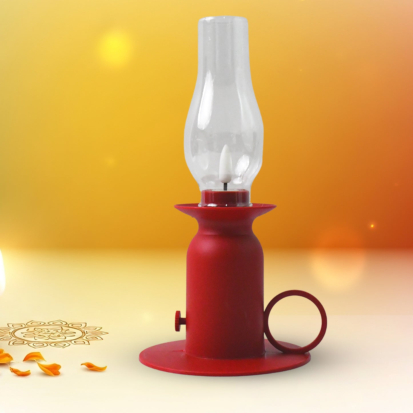 Vintage Style LED Candle Lamp - Battery Operated Flameless Lantern (1 Pc) - Happy Price - Image 4