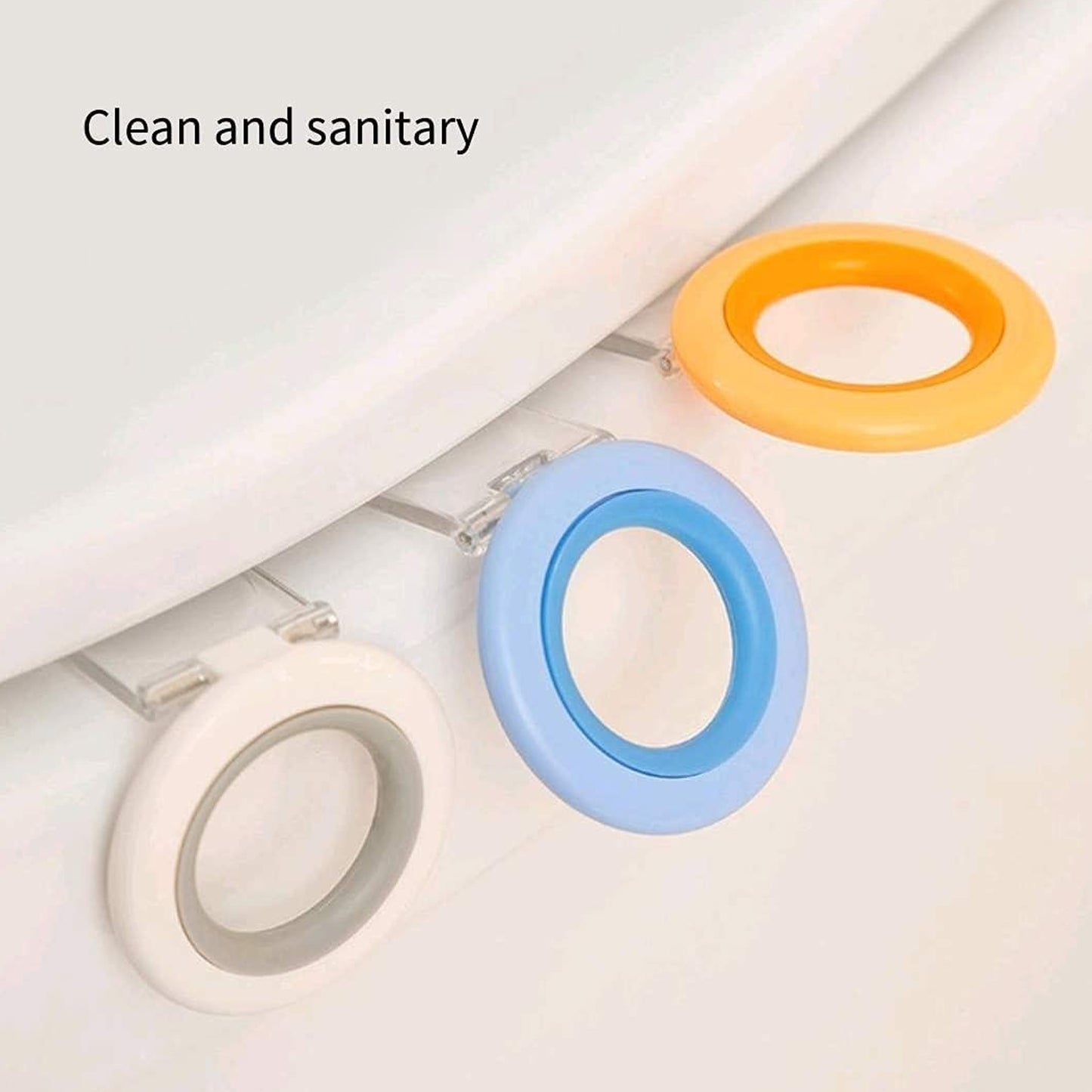 Toilet Seat Lifter Toilet Seat Handletoilet Cover Lid Handleseat Cover Lifteravoid Touching Toilet Seat Handle Lifter Handle Hygienic Clean Toilet Cover Lifter (1pc) - Happy Price - Image 2