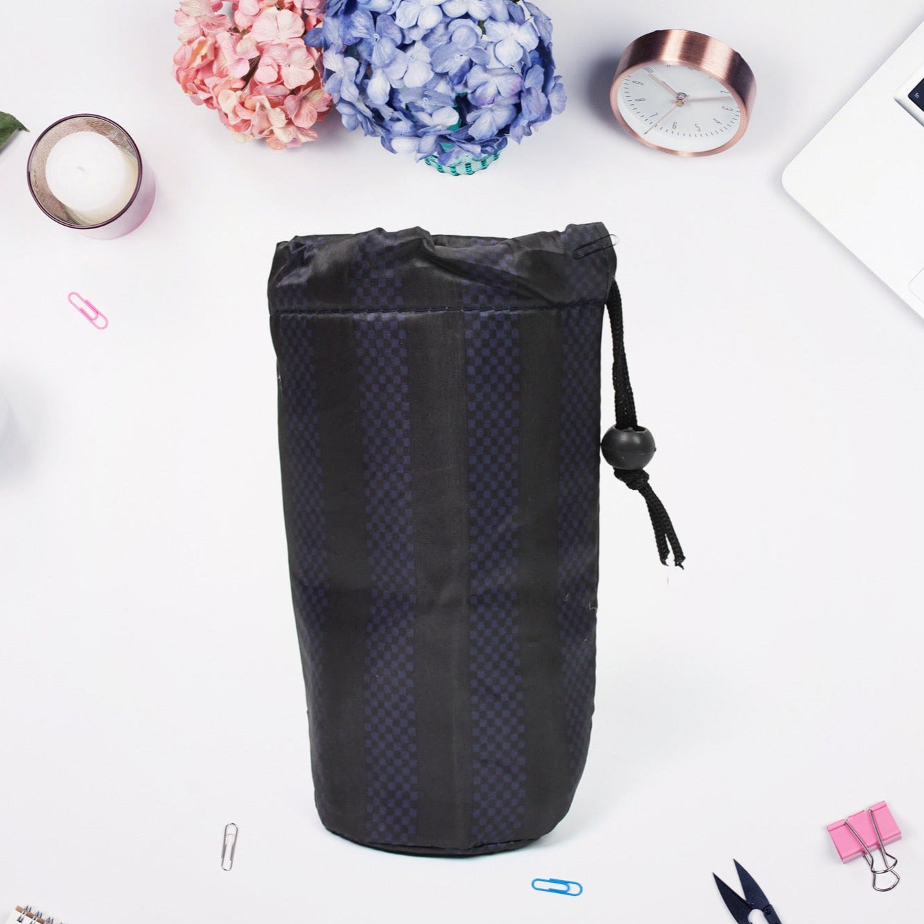 Reusable Multipurpose Washable Rope Pouch Pen Pencil Stationary Case Travel (1 Pc) - Happy Price - Image 1