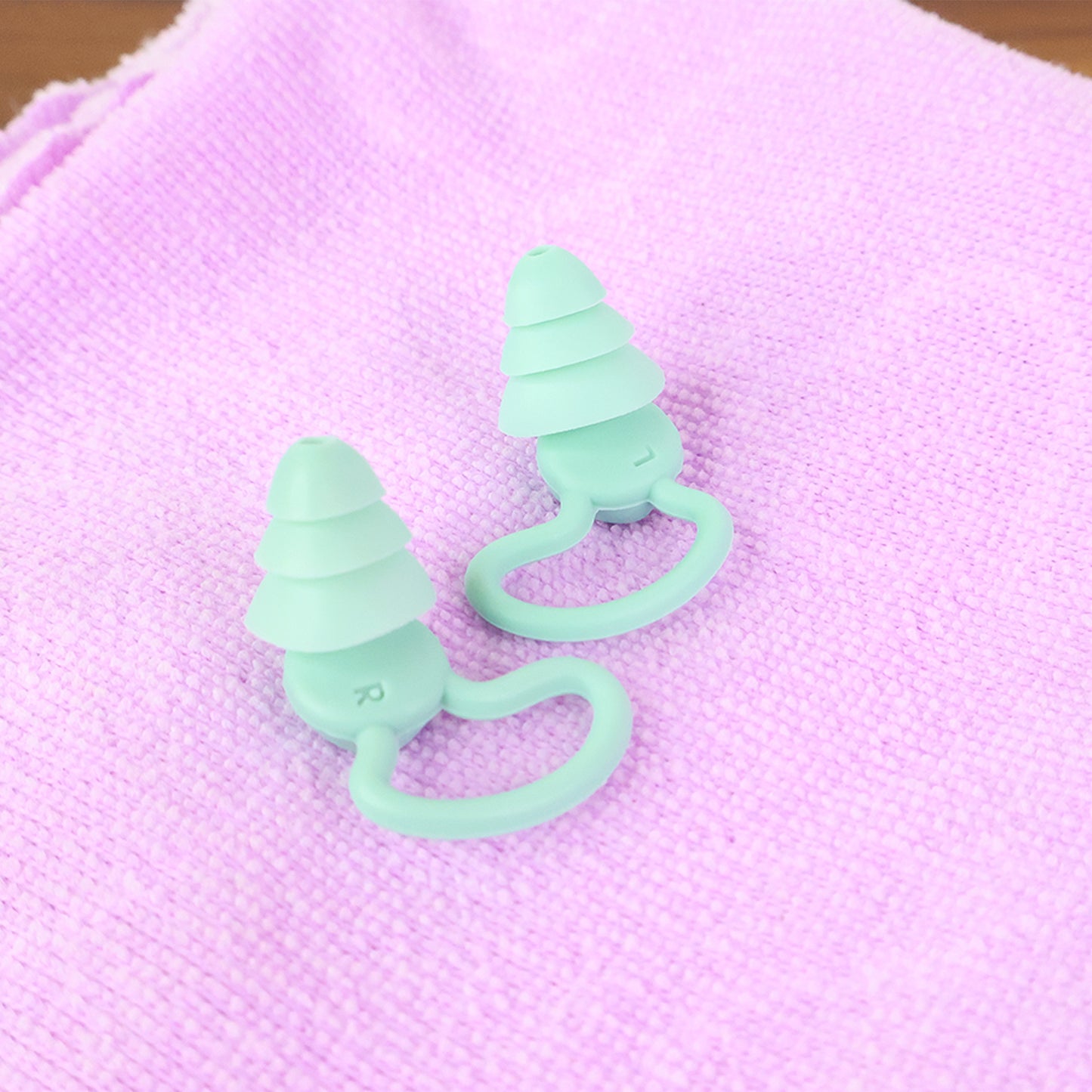 Soft Silicone Triple Layer Earplugs for Noise Reduction - 1 Pair with Case - Happy Price - Image 6