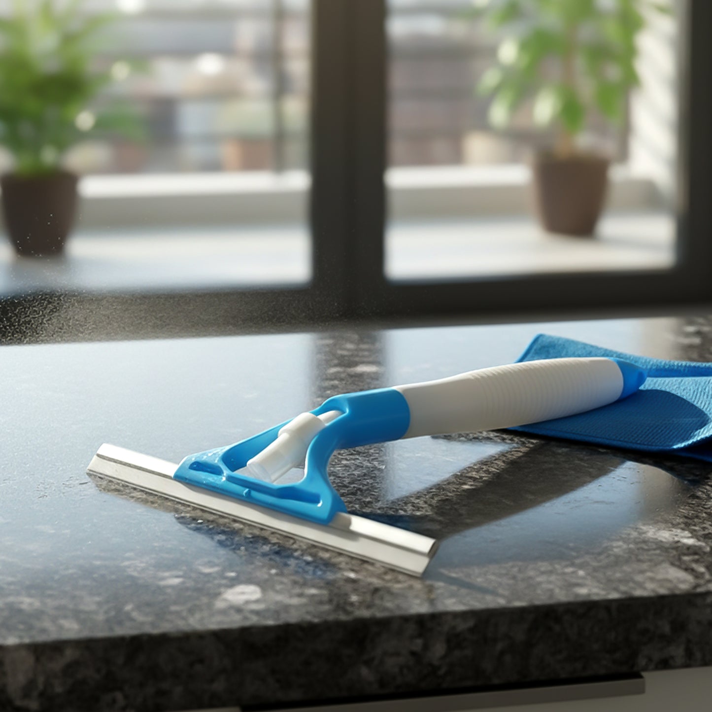 Multipurpose Window Squeegee Cleaner - Streak-Free Glass & Tile Tool (1 Pc) - Happy Price - Image 6