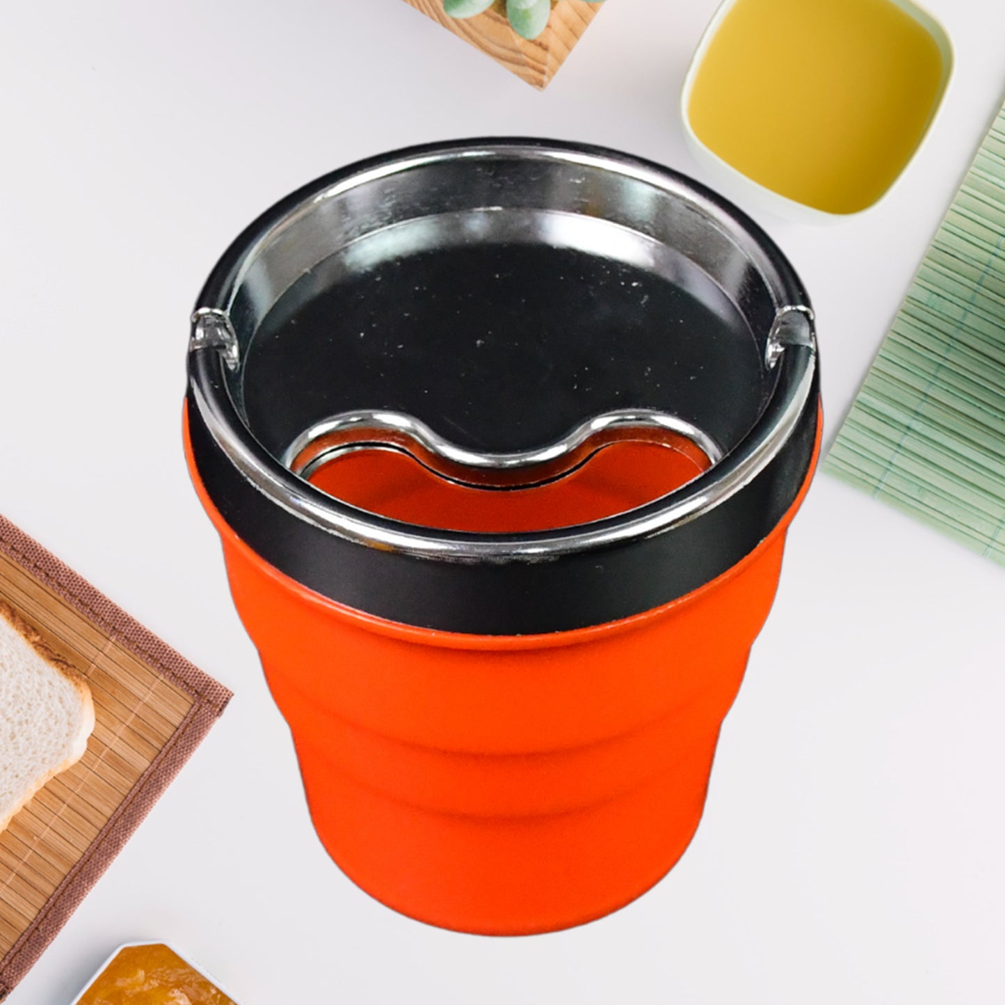 Plastic Car Ashtray Holder Cup With Lid (1 Pc) - Happy Price - Image 3
