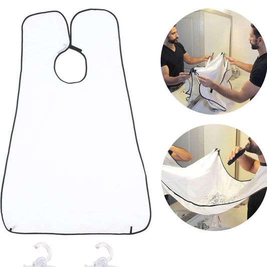 Beard Apron Hair Clippings Catcher Grooming Bib - Happy Price - Image 1