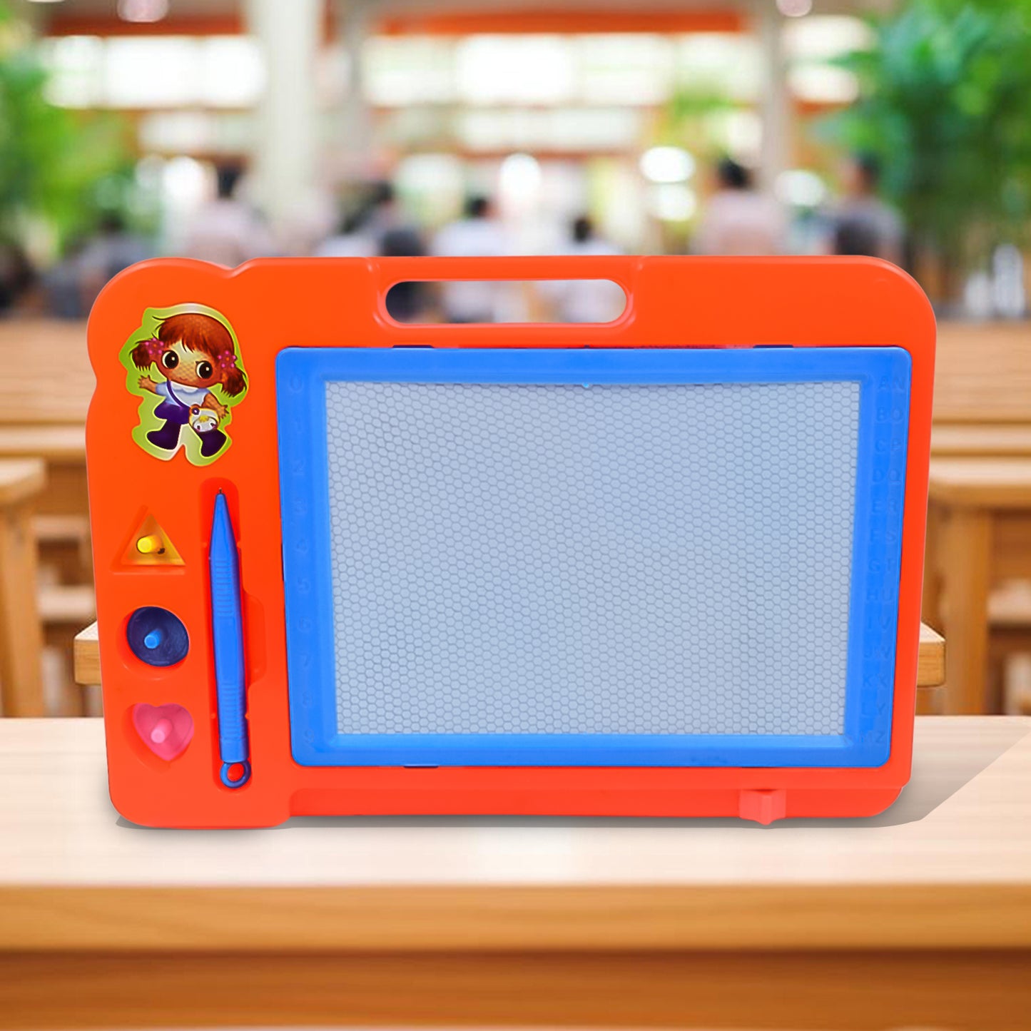 Magnetic Slate Sketch Pad  Board For Kids (1 Pc  27  19 Cm) - Happy Price - Image 2