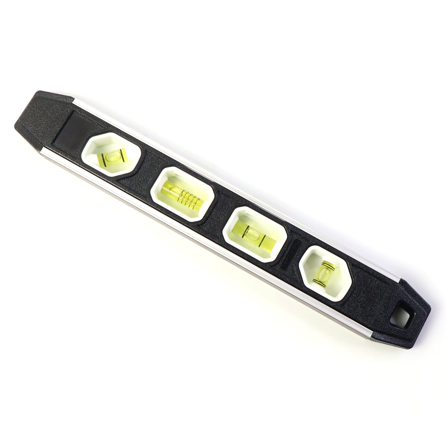 Durable Aluminum Spirit Level Tool - 3 Bubble Vials for Accurate Measurements (1 Pc) - Happy Price - Image 4