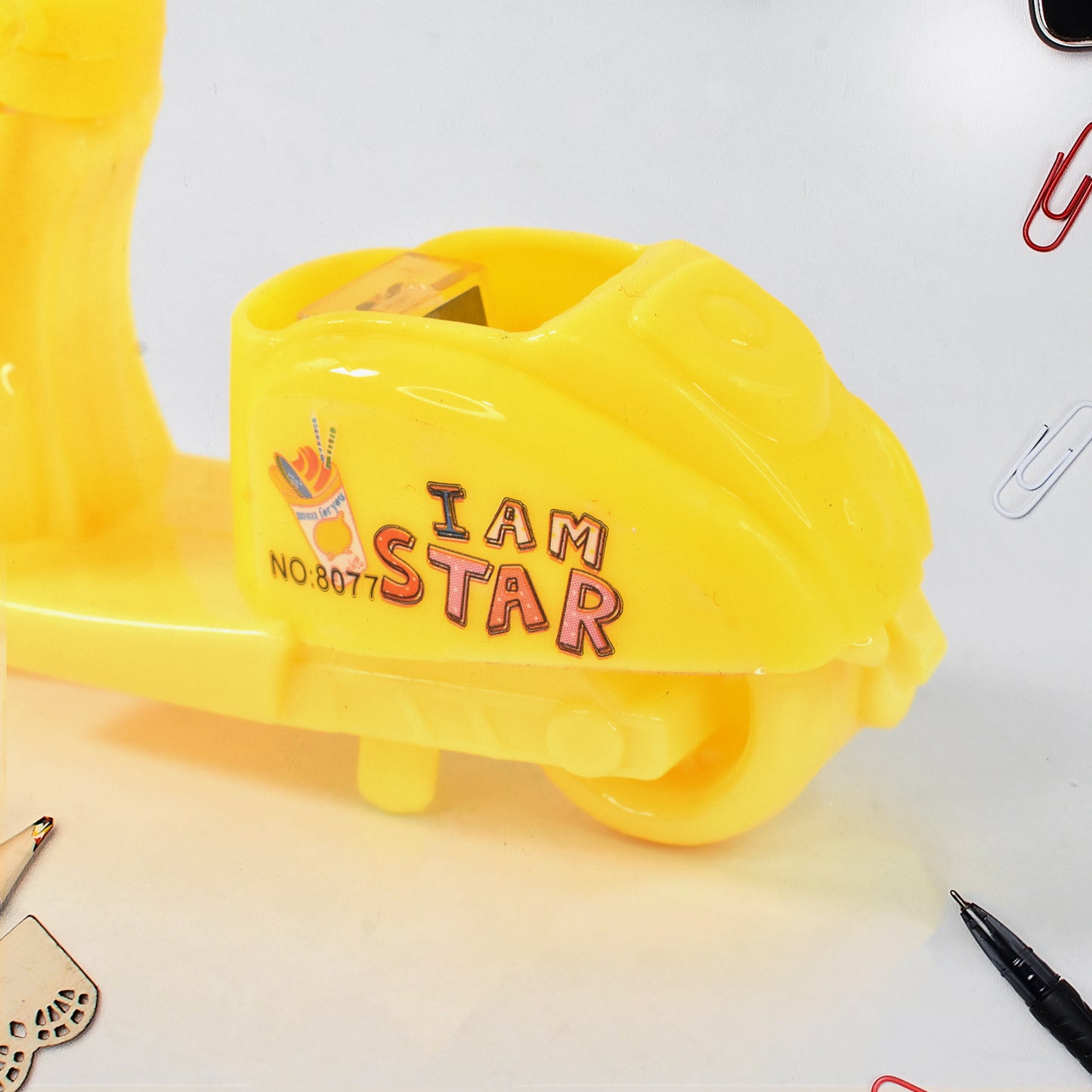 Fun Bike Shaped Pencil Sharpener for Desks - Happy Price - Image 4