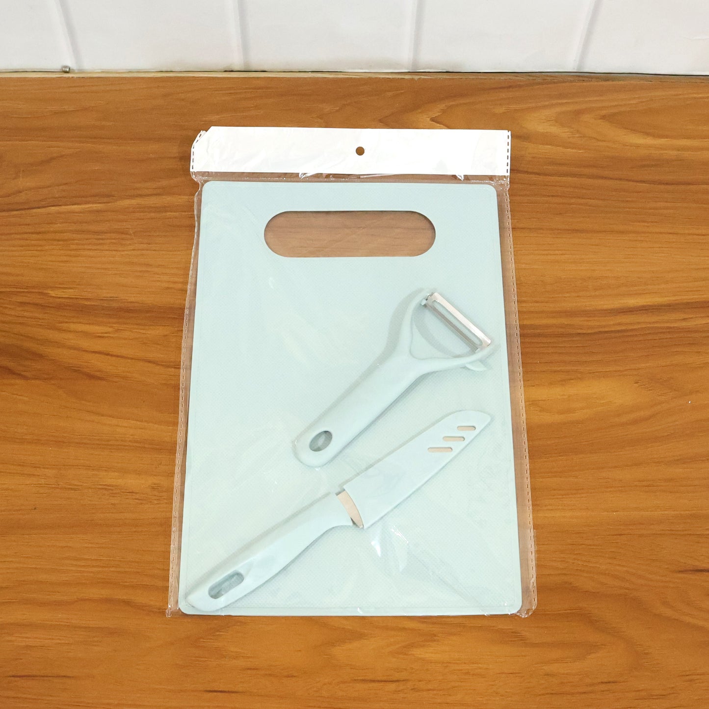 3-in-1 Kitchen Prep Set: Cutting Board, Knife & Peeler - Happy Price - Image 7