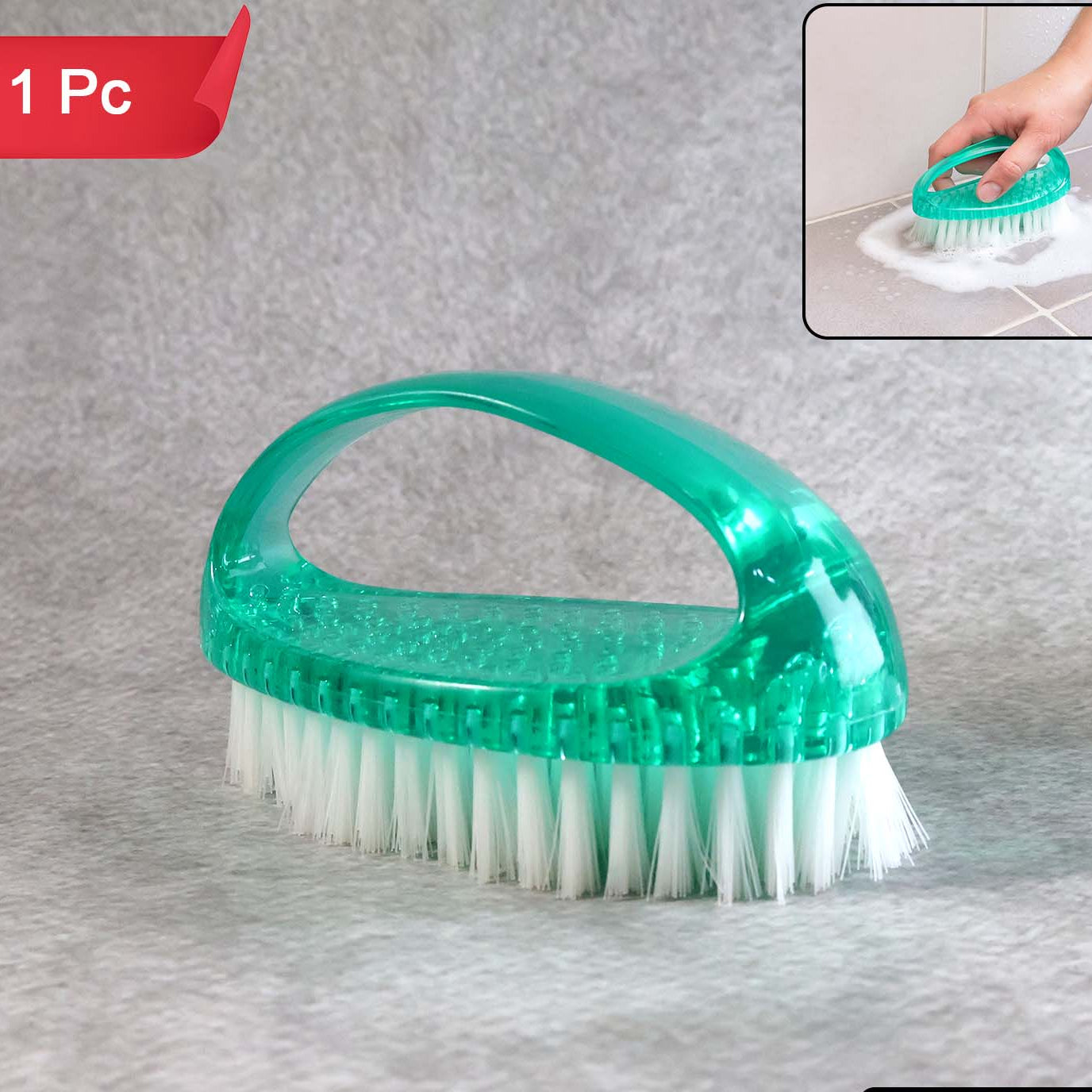 Durable Multi-Purpose Scrub Brush with Ergonomic Handle (1 Pc) - Happy Price - Image 1