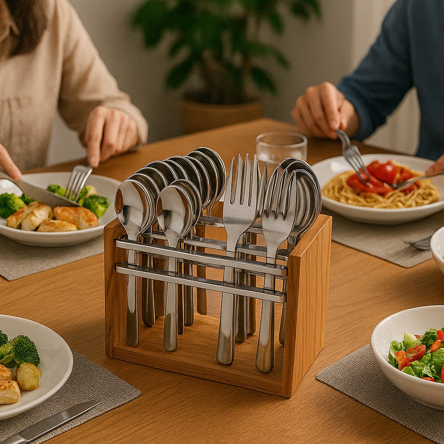 Apex Premium Stainless Steel Cutlery Set (24 Pc) - Happy Price - Image 7