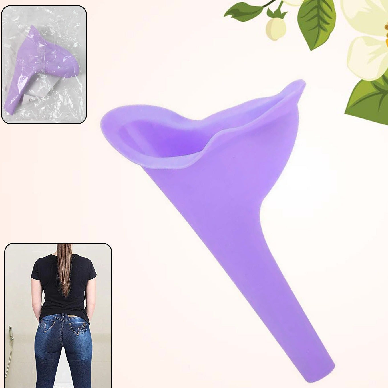 Reusable Female Urination Device for Women - Portable Stand & Pee Funnel - Happy Price - Image 1