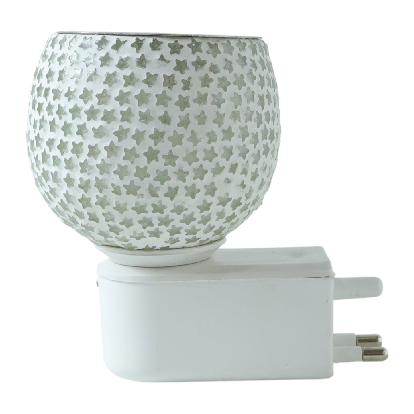 Glass Star Cut Aroma Diffuser Lamp - Plug-in Fragrance & Night Light (1 Pc) - Happy Price - Image 4