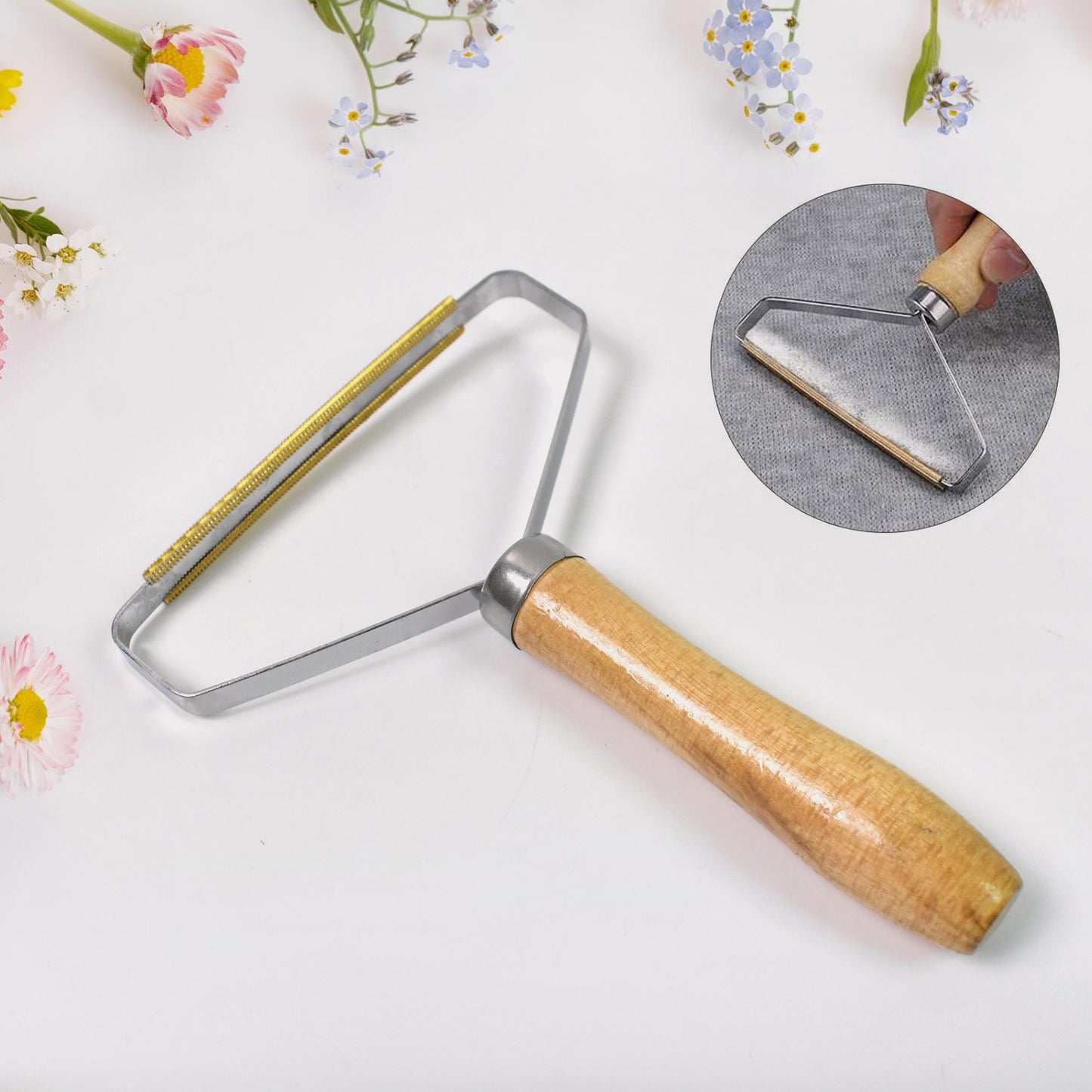 Portable Double Sided Lint & Fuzz Remover Tool (1 Pc) - Happy Price - Image 3