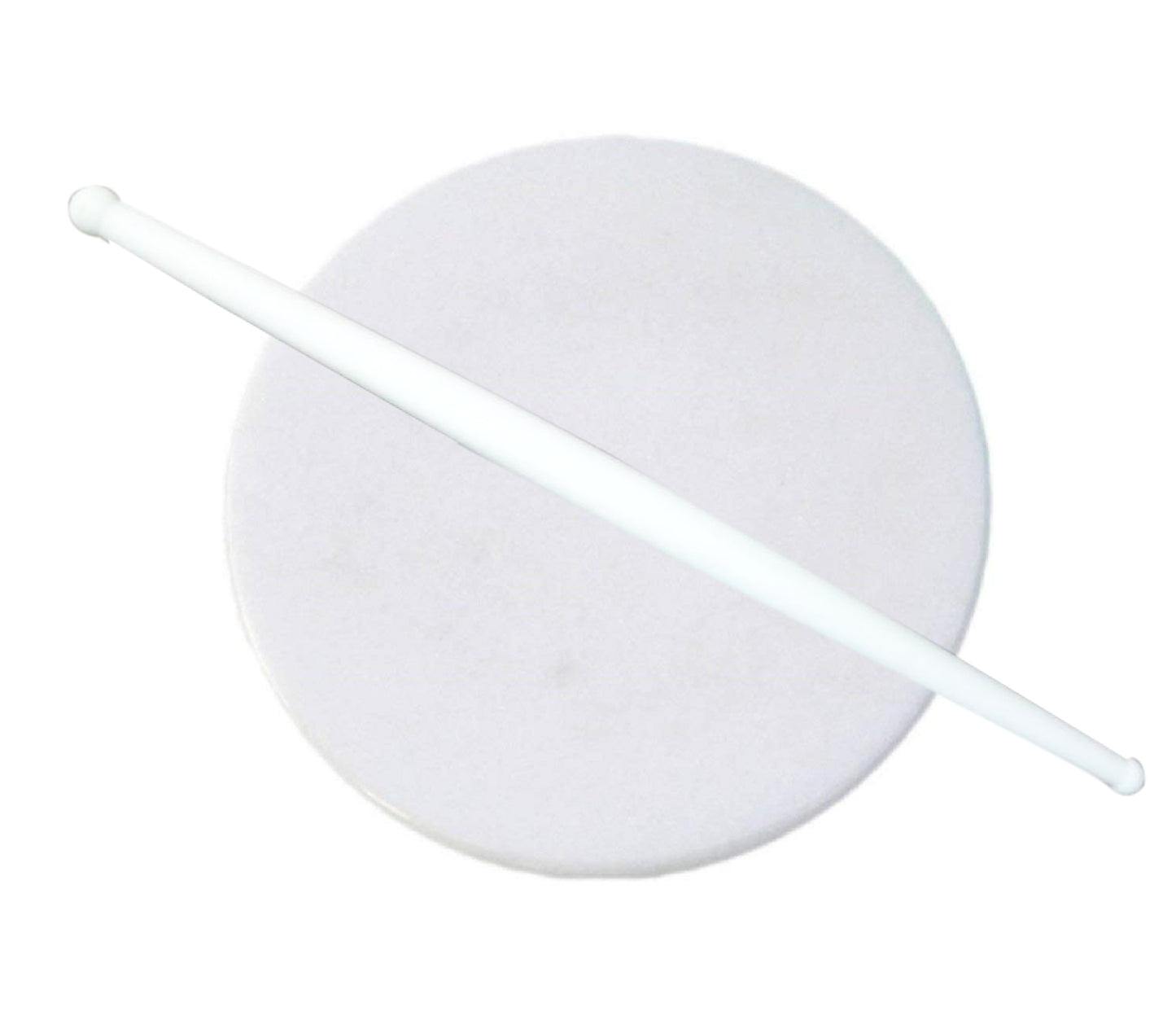 White Plastic Rolling Belan For Chapati Making - Happy Price - Image 2