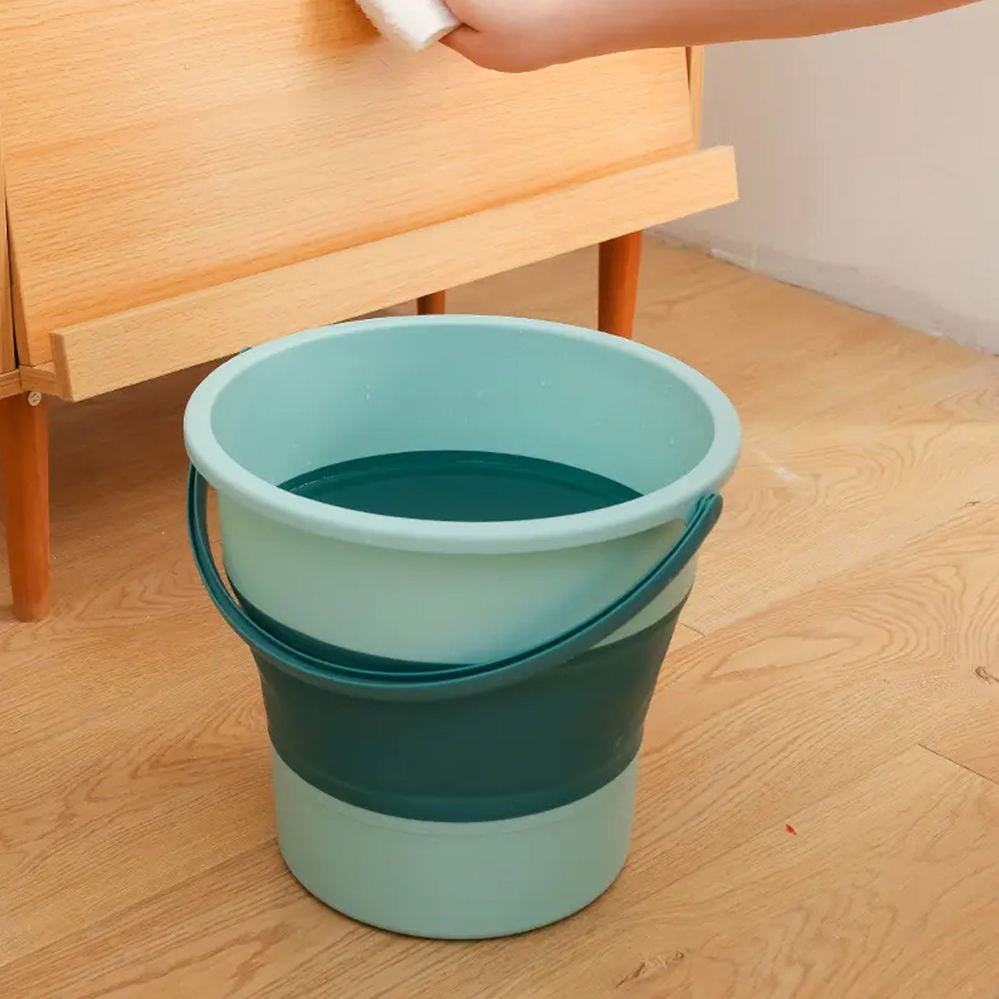 Collapsible Water Bucket with Handle - 450 ML Capacity - Happy Price - Image 3
