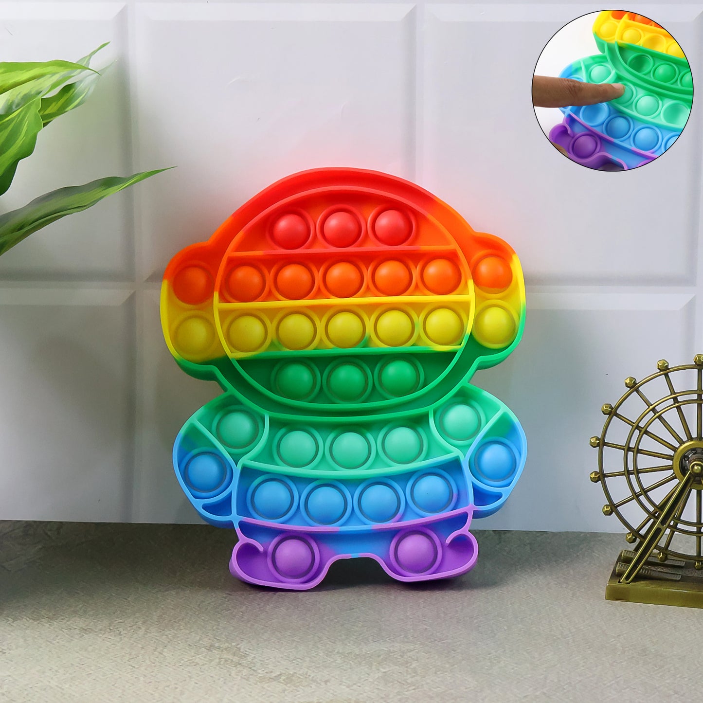 Astronaut Silicone Pop It Fidget Toy for Stress Relief (1 Pc) - Happy Price - Image 6