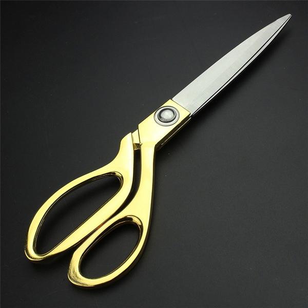 Gold Plated Professional Cloth Cutting Scissor - Happy Price - Image 2