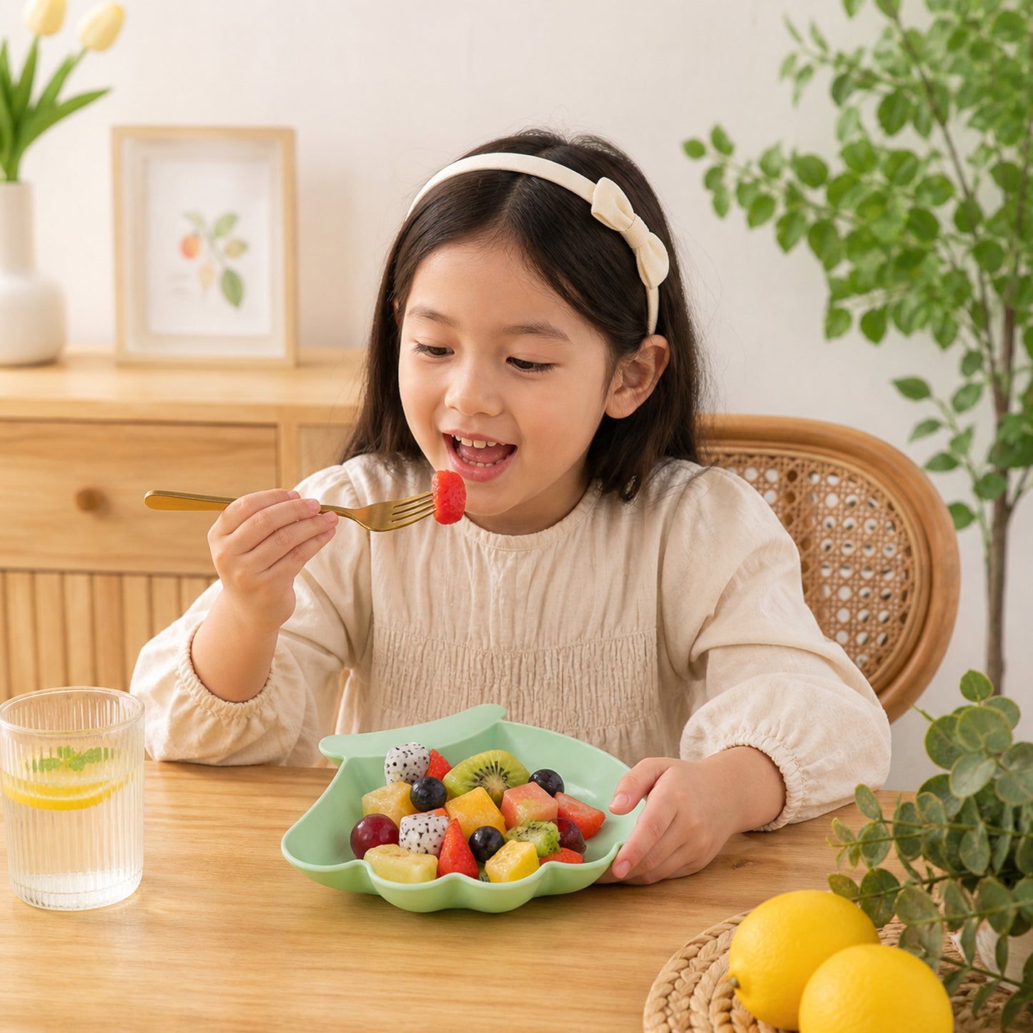Cute Cartoon Kids Serving Tray with Handle - 1 Pc Mix Color - Happy Price - Image 6