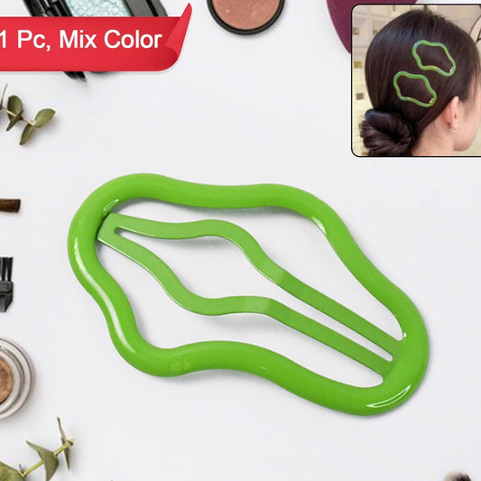 Hair Clips Multicolor Women Hair Accessorie (1 Pc) - Happy Price - Image 1
