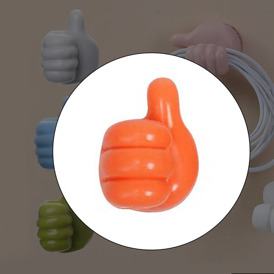 Multifunctional Multi Functional Hand Shape Wall Clip Hanger Keys Cable Holder - Happy Price - Image 1