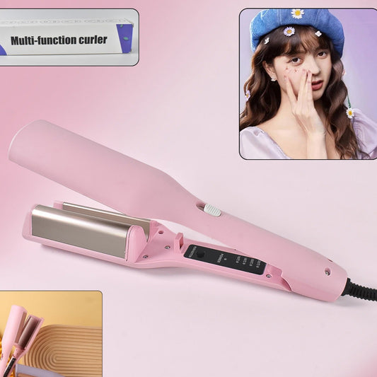 Multi Function Curler Wave Iron Curling Iron With Adjustable Temperature (1 Pc) - Happy Price - Image 1