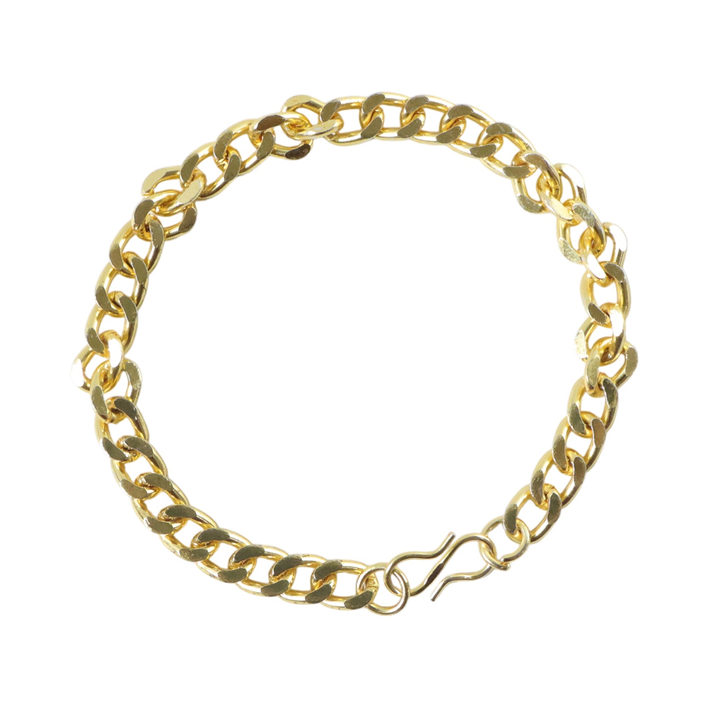 Gold Finish Chain Link Bracelet for Men & Women - 1 Pc - Happy Price - Image 4