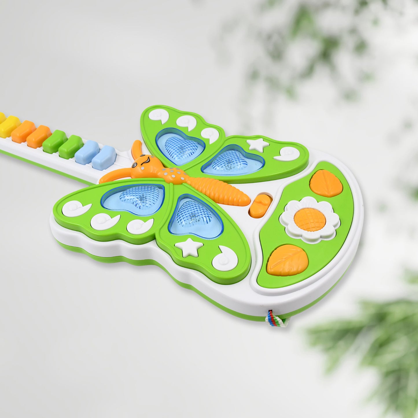Butterfly Guitar Toy With Light And Music Toy (1 Pc  Battery Not Included) - Happy Price - Image 5