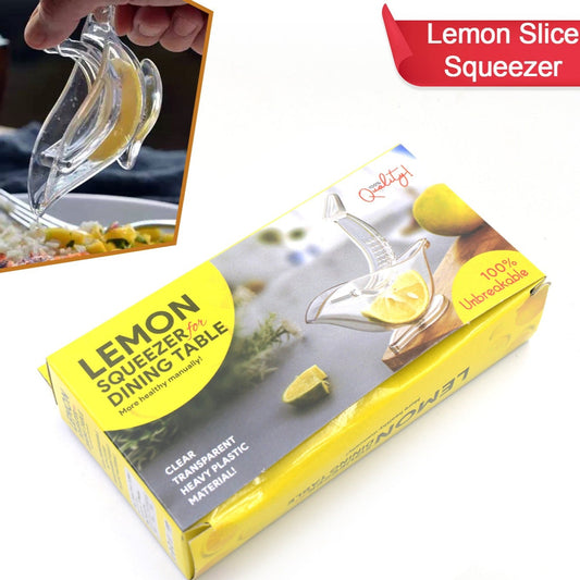 Manual Lemon Slice Squeezer Portable Transparent Fruit Juicer Orange Citrus Manual Bird Shape Hand Juicer For Orange Lemon Limefor Kitchen (Color Box) - Happy Price - Image 1
