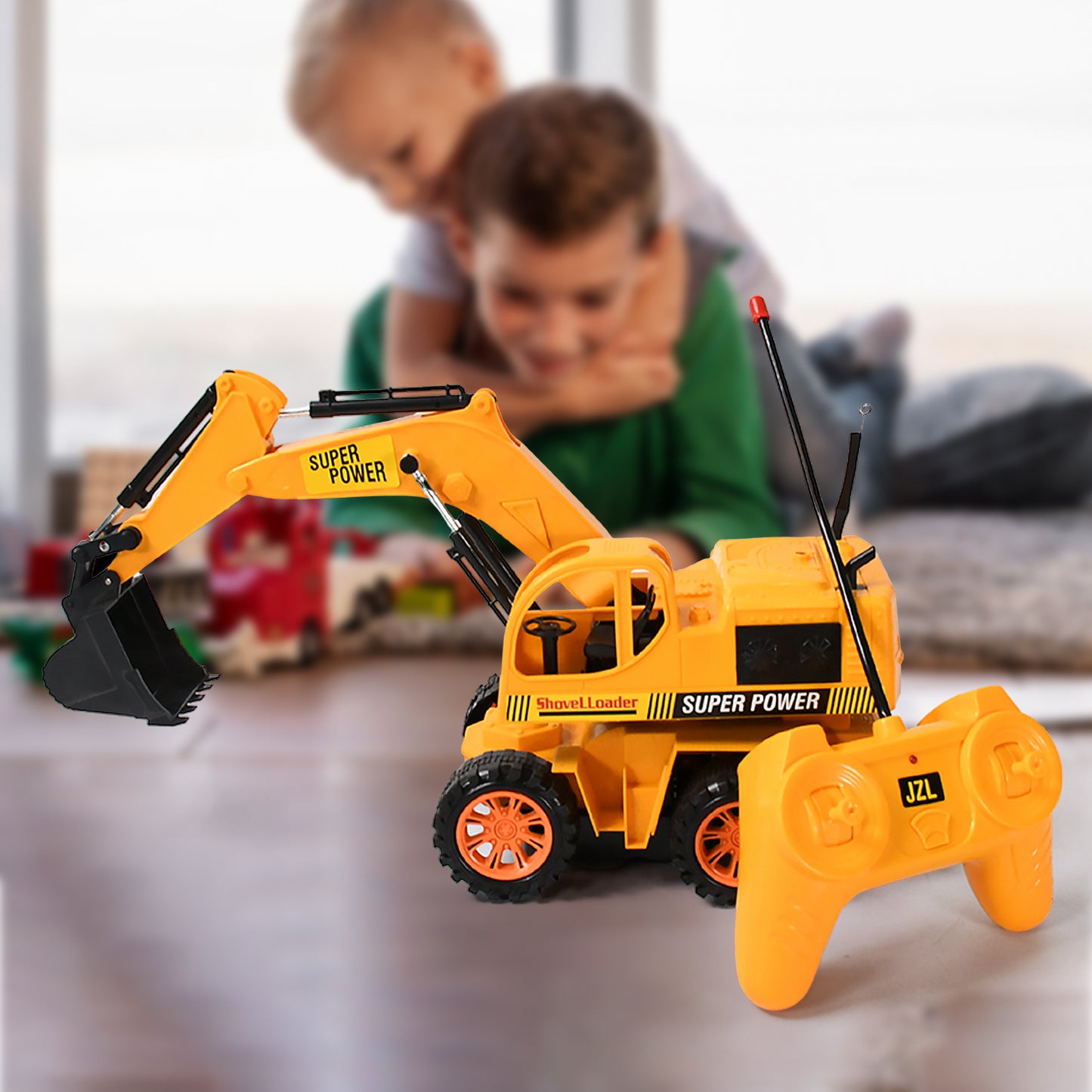Plastic Jcb Construction Toy Remote Control Jcb Toys For Kids Boys Super Power Remote Control Jcb Truck Construction Toy (1 Set) - Happy Price - Image 6