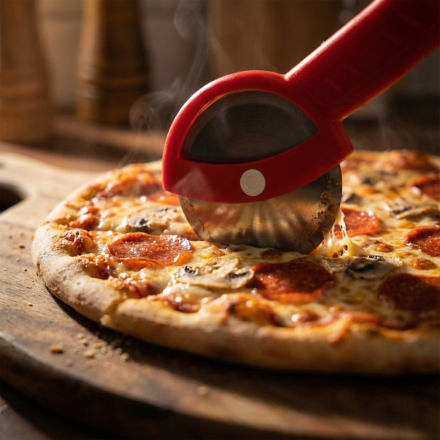 Happyprice Premium Pizza Cutter with Ergonomic Handle - 1 Pc - Happy Price - Image 3