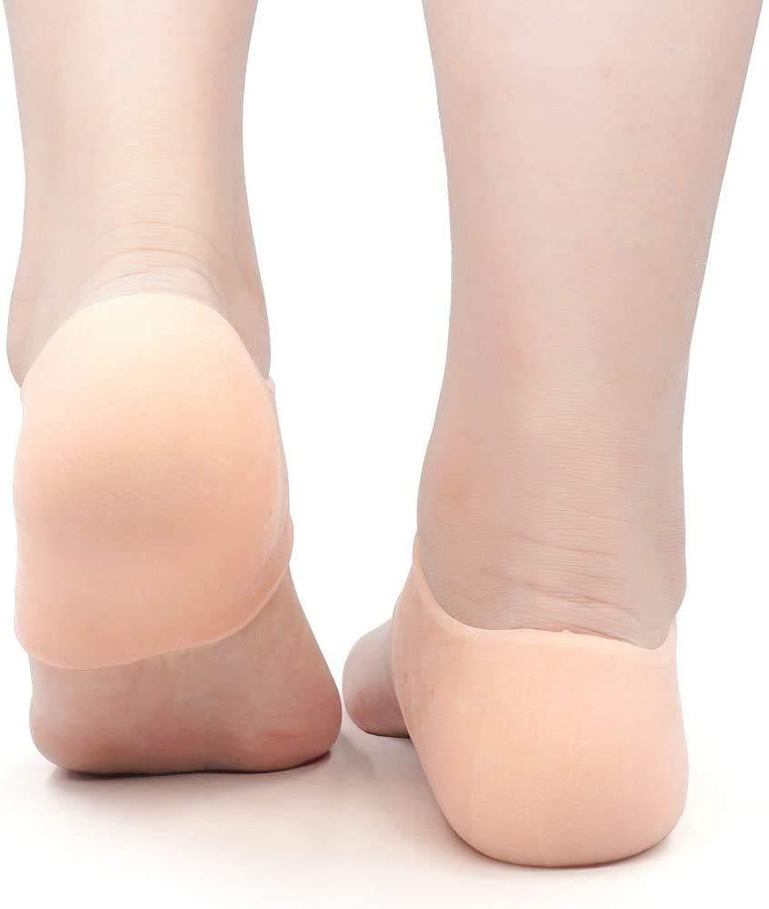 Anti Crack Silicon Gel Heel Moisturizing Socks For Foot Care Men Women (Loose Pack) - Happy Price - Image 2