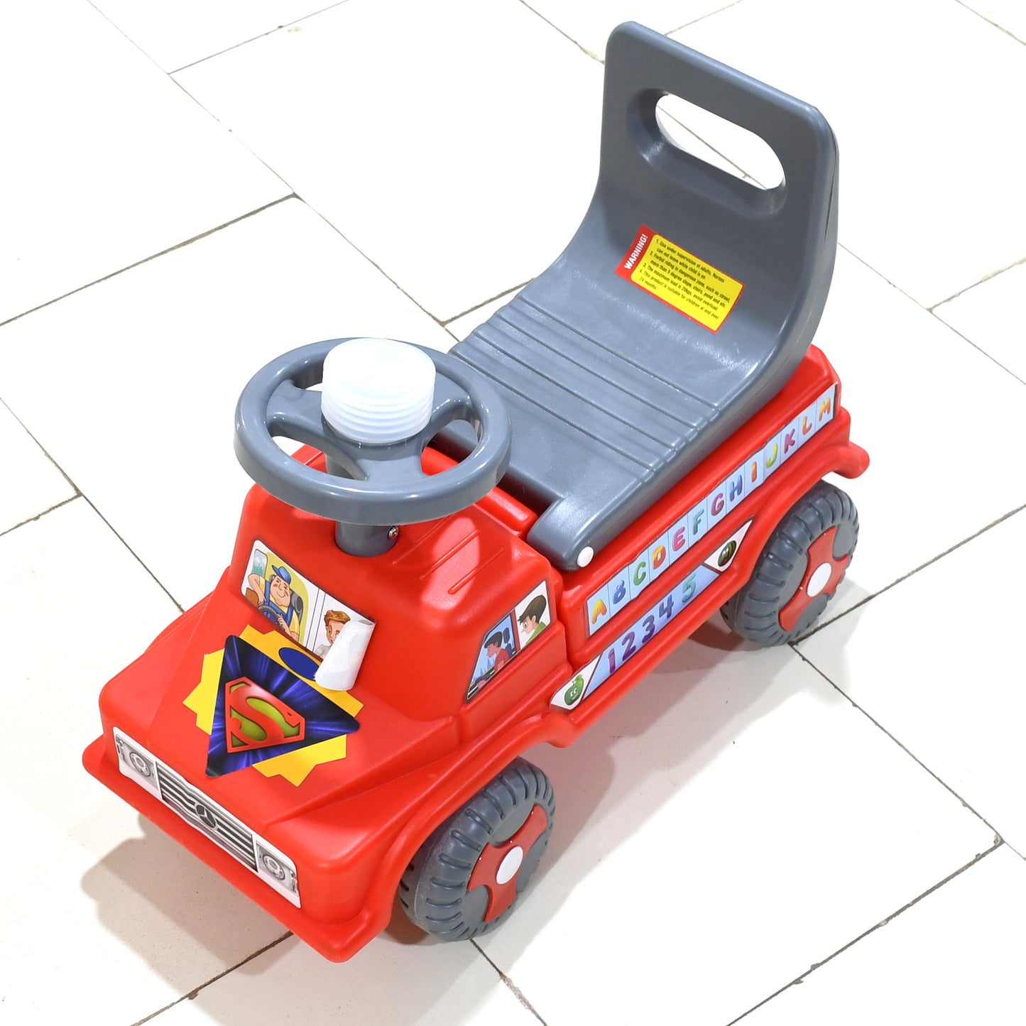 Kids Baby City Ride On Push Car Ride With Backrest Musical Horn For Children Kids Toy Ride-on Kids Toys Toddler Baby Toy Baby Car Suitable For Kids Boysgirls - Happy Price - Image 2