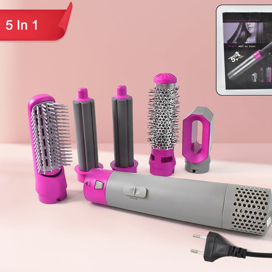 5 In 1 Hair Dryer Brush Multifunctional Hot Air Styler Hair Tools - Happy Price - Image 1
